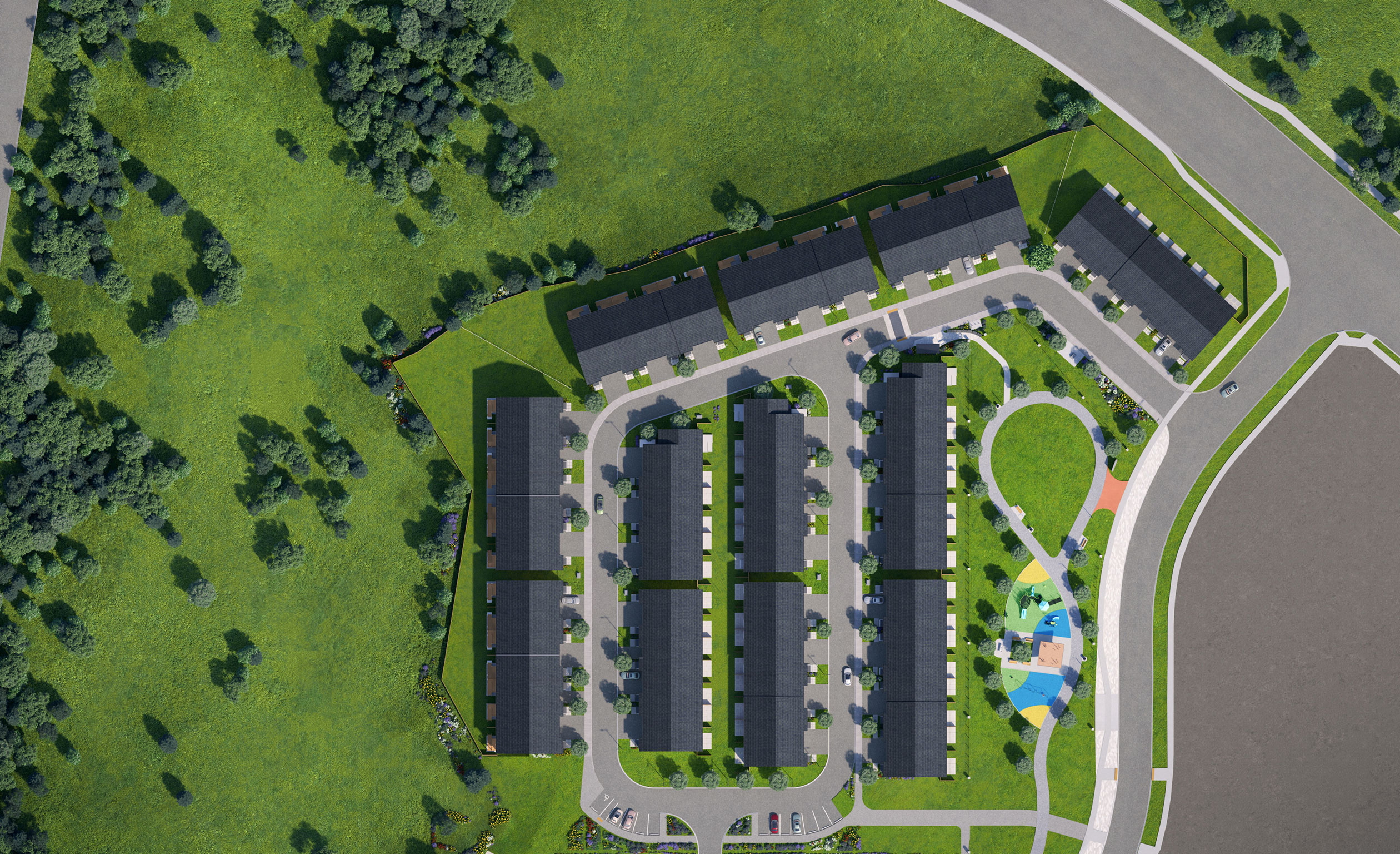 Parkfield Towns site plan